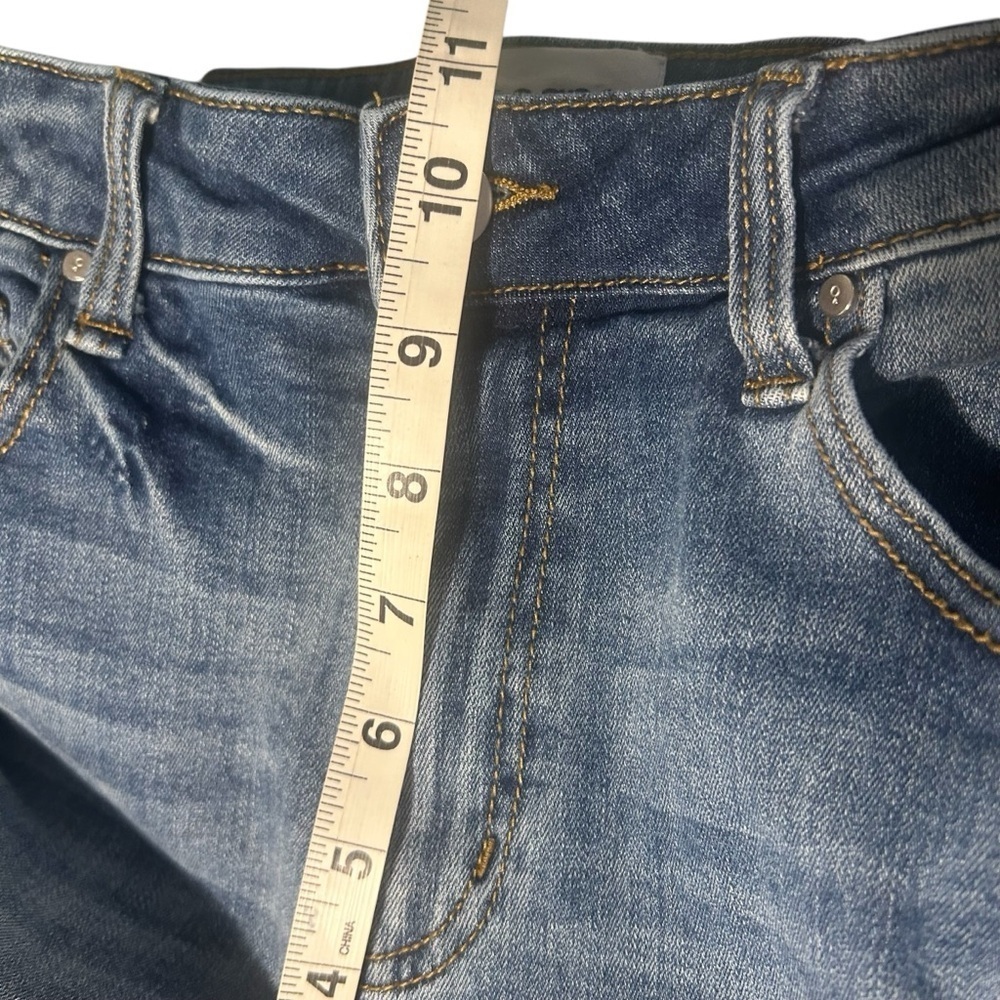 Insane Oene Distressed High Waist Straight Leg Jeans Sz 29 - Picture 8 of 12